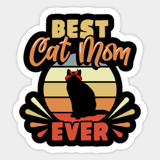 Cat Mom Sticker